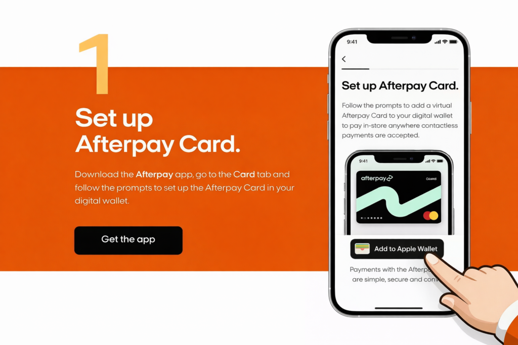 Set Up Your Afterpay Card Through The Mobile App Or Website
